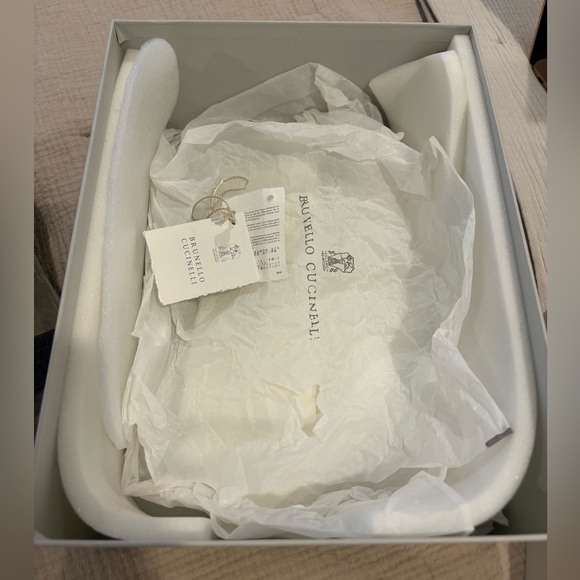 Brunello Cucinelli grey wedge heel EU size 38.5 - Picture 8 of 10